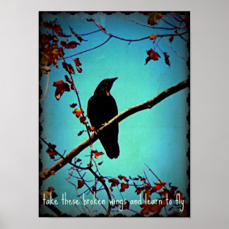 Originelles Foto-Design für die Baumzweigung mit s Poster