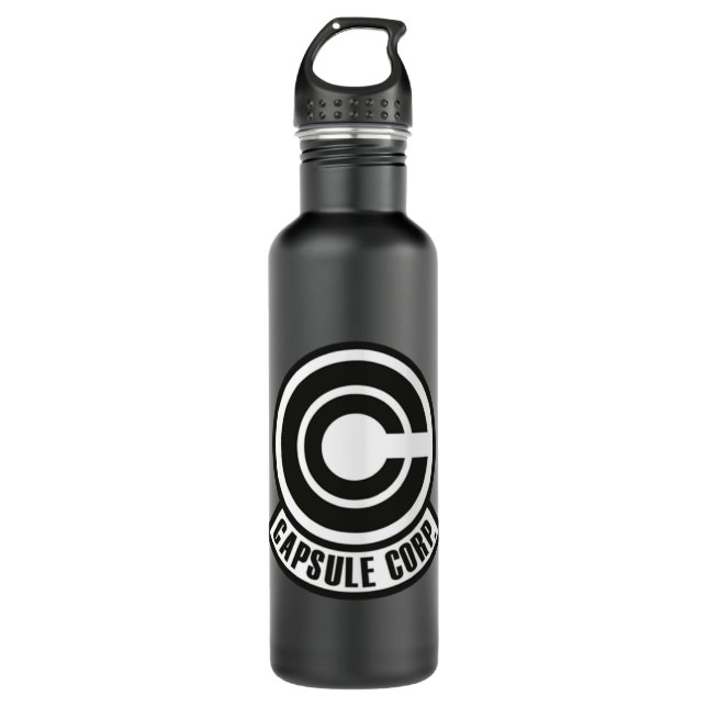 Originelles Logo der Kapsel Aktiver T - Shirt Edelstahlflasche (Vorderseite)
