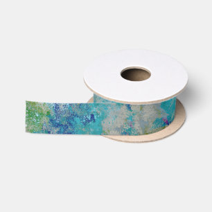 Originelles, modernes Kunstdesign Satinband