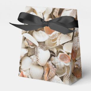 Originelles Naturmuster Seashell Stil Hintergrund Geschenkschachtel