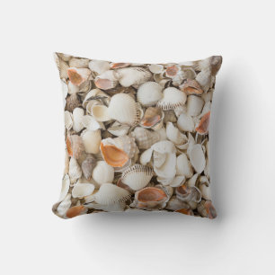 Originelles Naturmuster Seashell Stil Hintergrund Kissen