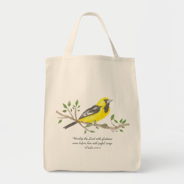 Oriole Bio Grocertbeutel Tragetasche (Vorne)