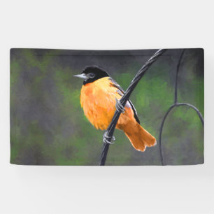 Oriolmalerei - Original Vogelkunst Banner