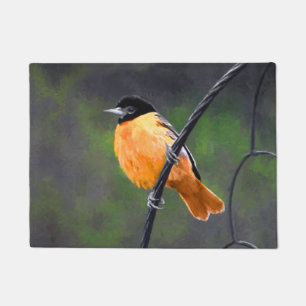 Oriolmalerei - Original Vogelkunst Fußmatte