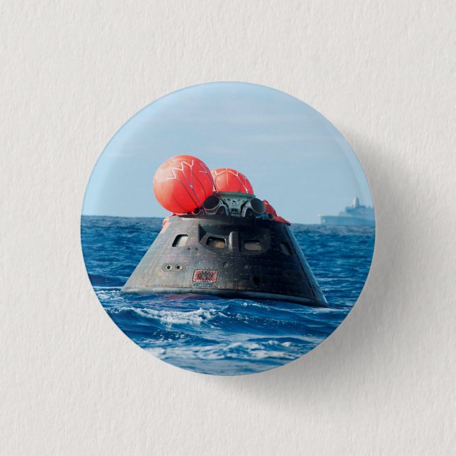 Orion Capsule Spacecraft Ocean Erholung Button (Vorderseite)