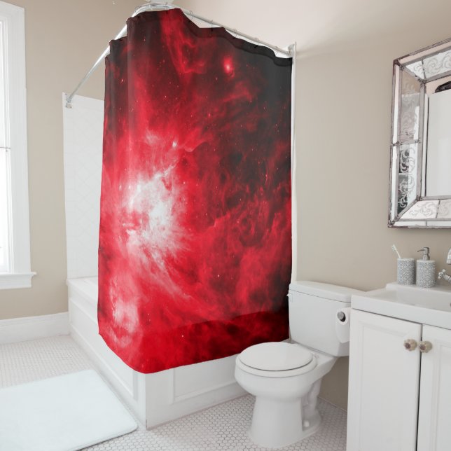 Orion Chaos Red Duschvorhang (Beispiel)