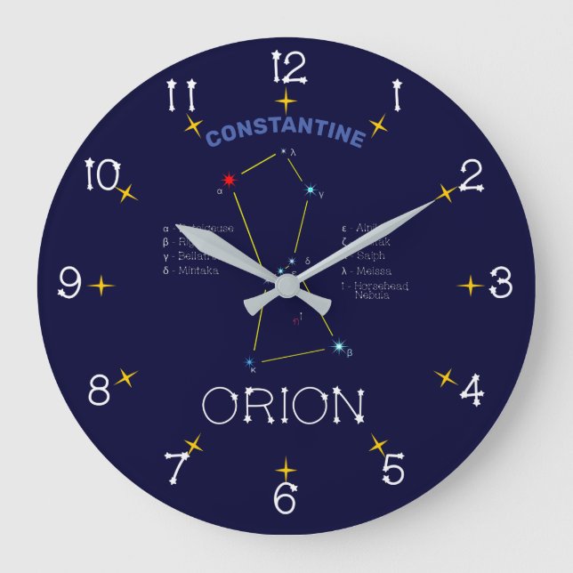 Orion Große Wanduhr (Vorderseite)