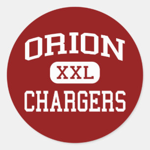 Orion - Ladungen - High School - Orion Illinois Runder Aufkleber