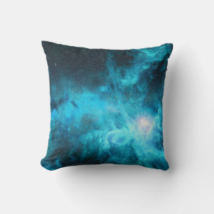 Orion Nebel, blaues Licht, Astronomie. Kissen
