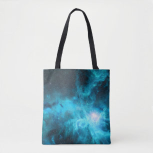 Orion Nebel, blaues Licht, Astronomie. Tasche