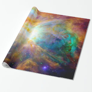 Orion-Nebel Farbige Galaxie Geschenkpapier