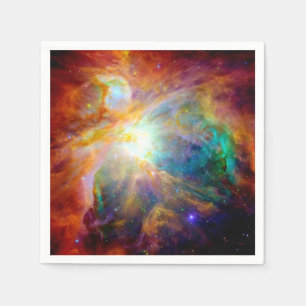 Orion-Nebel farbiges Galaxiepapier Napkins Serviette