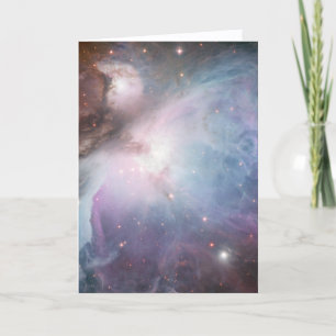 Orion-Nebel Messier 78 Pastell-Weltraum-Foto Karte