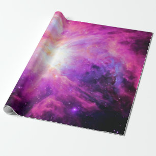 Orion-Nebel Rosa Lila Galaxie Geschenkpapier