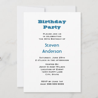 Orion Nebula Birthday Party Einladung