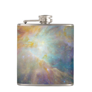 Orion Nebula Composite Flachmann