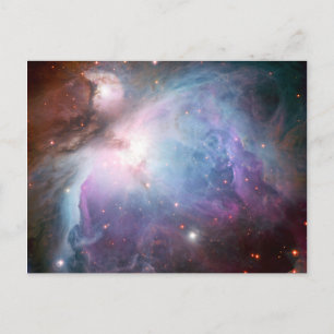 Orion Nebula Lila Space Postkarte