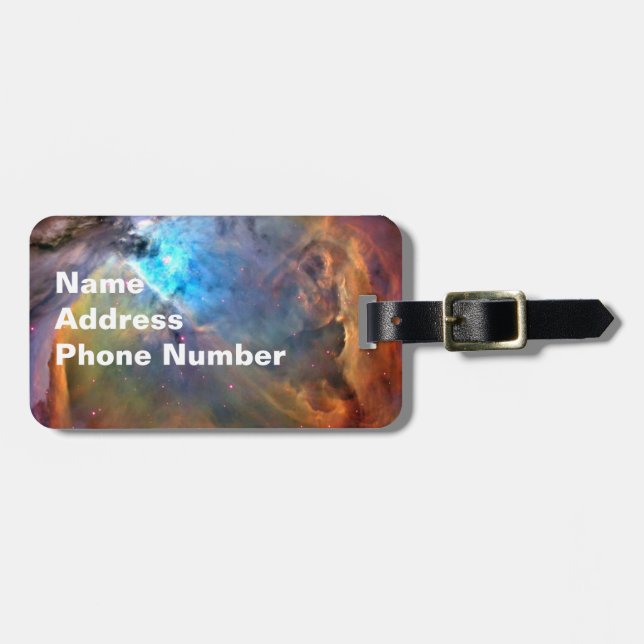 Orion Nebula Raumgalaxie Gepäckanhänger (Vorderseite horizontal)
