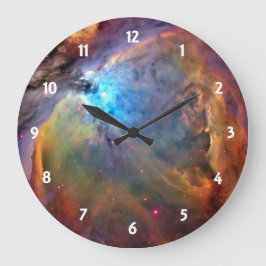 Orion Nebula Raumgalaxie Große Wanduhr