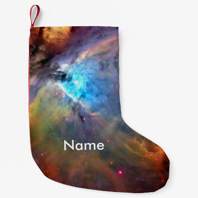 Orion Nebula Raumgalaxie Kleiner Weihnachtsstrumpf (Vorderseite)