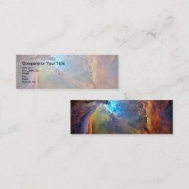 Orion Nebula Raumgalaxie Mini Visitenkarte