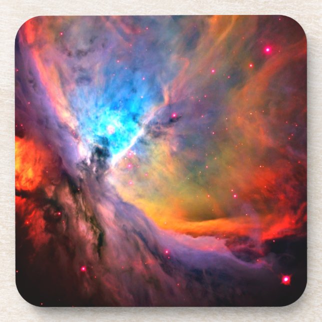 Orion Nebula Raumgalaxie mit hohem Kontrast Getränkeuntersetzer (Vorderseite)
