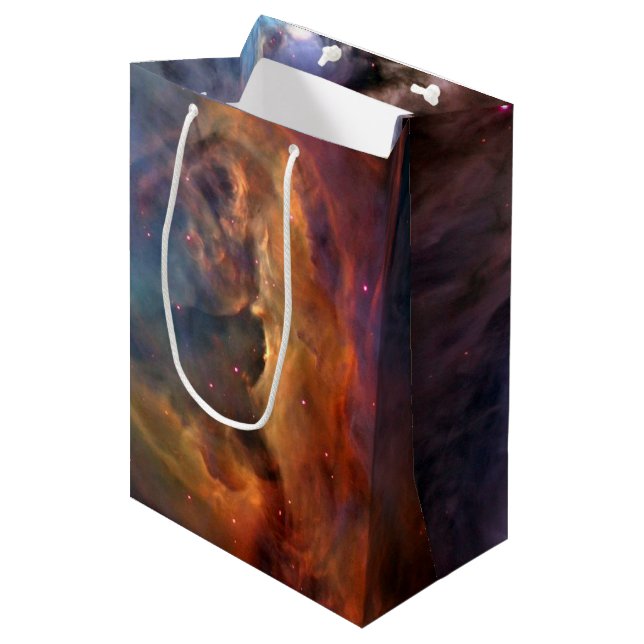 Orion Nebula Raumgalaxie Mittlere Geschenktüte (Vorderseite Schrägansicht)