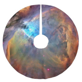 Orion Nebula Raumgalaxie Polyester Weihnachtsbaumdecke