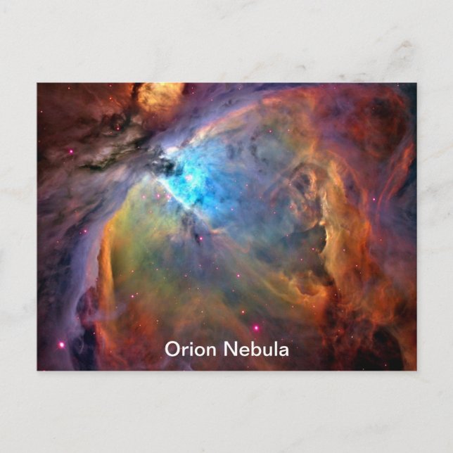 Orion Nebula Raumgalaxie Postkarte (Vorderseite)