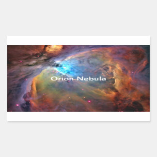 Orion Nebula Raumgalaxie Rechteckiger Aufkleber