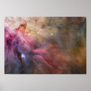 Orion Nebula rosa Poster