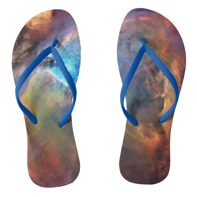 Orion Nebula Space Galaxy Erwachsene Flip Flops (Fußbett)