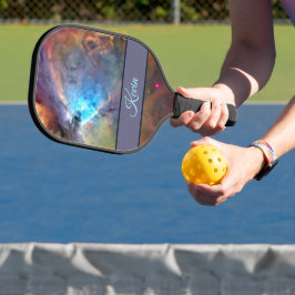 Orion Nebula Space Galaxy Ihr Name Pickleball Schläger