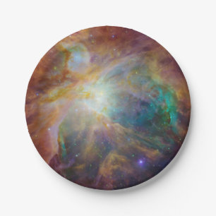 Orion Nebula Stars zusammengesetzt Pappteller