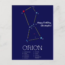 Orion Postkarte