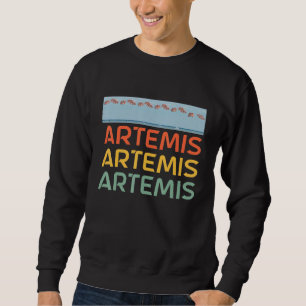Orion-Raumschiffkapsel Wassertandung Ozean Frau An Sweatshirt
