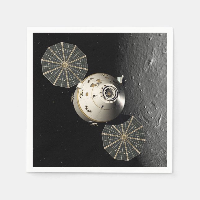 Orion Spacecraft am Lunar Serviette (Vorderseite)
