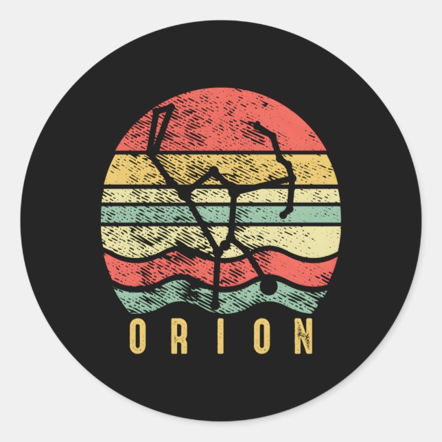 Orion Star Constellation Orion Starseed Runder Aufkleber (Vorderseite)