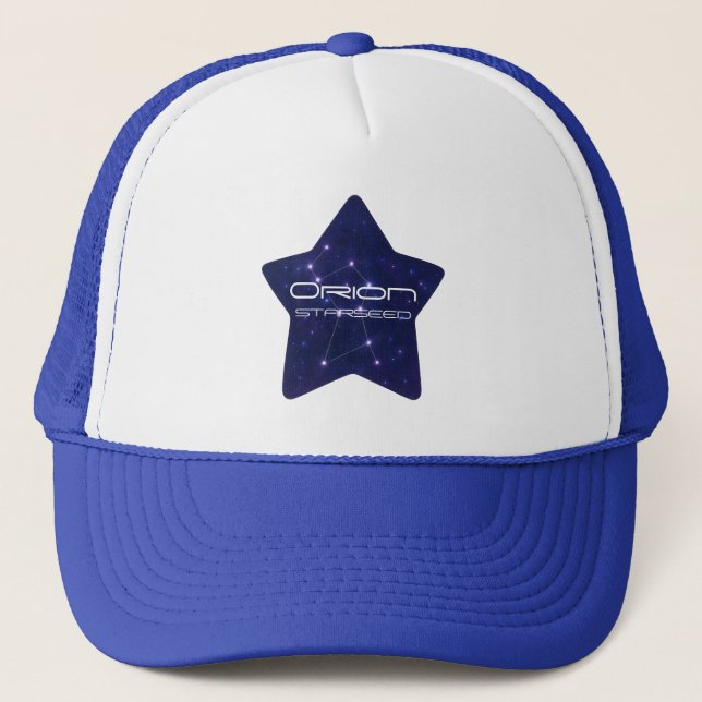 Orion Starseed Trucker Hat | Kosmische Kopfbekleid Truckerkappe (Vorderseite)