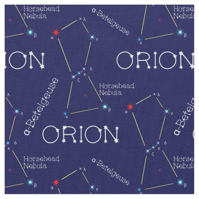 Orion Stoff (Nahaufnahme)