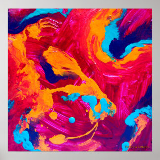 Orion Unenthüllter Nebel Poster