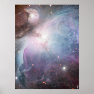 Orionnebel Astronomie blau braun beige Himmel Ster Poster