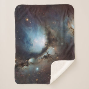 Orionnebel Astronomie blau braun beige Himmel Ster Sherpadecke