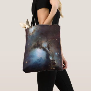 Orionnebel Astronomie blau braun beige Himmel Ster Tasche