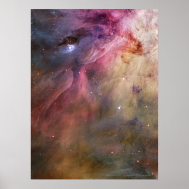 Orionnebel Detail 18x24 (12x16) Poster (Vorne)