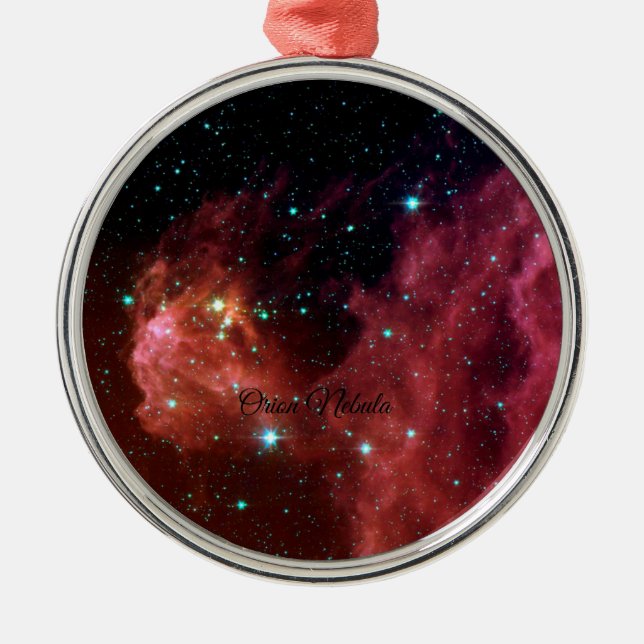 Orionnebel Ornament Aus Metall (Vorne)