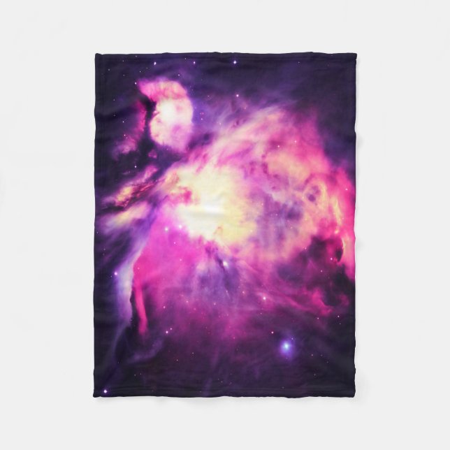 Orionnebel Schöne Lila Fleece (Vorderseite)