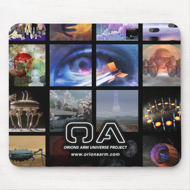 Orions Arm Universe-Projekt-Mauspad Mousepad (Vorne)