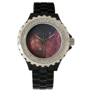 Orions-Konstellations-diamante de imitación-Uhr Armbanduhr
