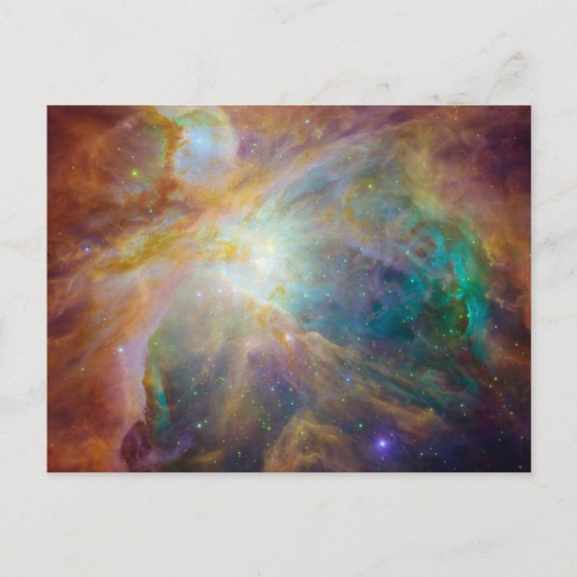 Orions-Nebelfleck-Astronomie-Foto Postkarte (Vorderseite)